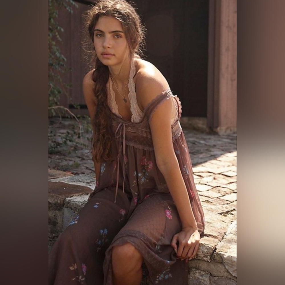 Free People Making Moves Midi in Brown Size Small NWT - Picture 9 of 9